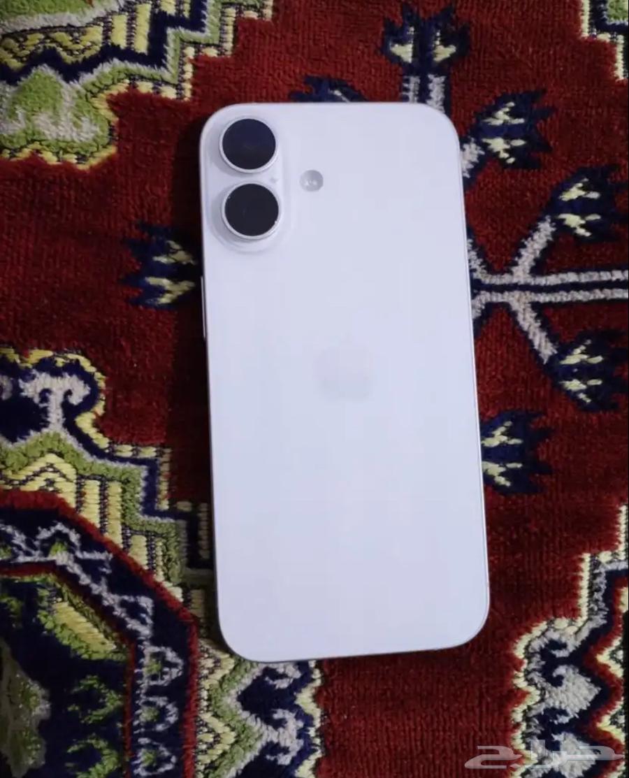 ايفون 16 ذاكرة 128 عدد الدورات 214 بطارية 100  بدون كرتون64459806417411110