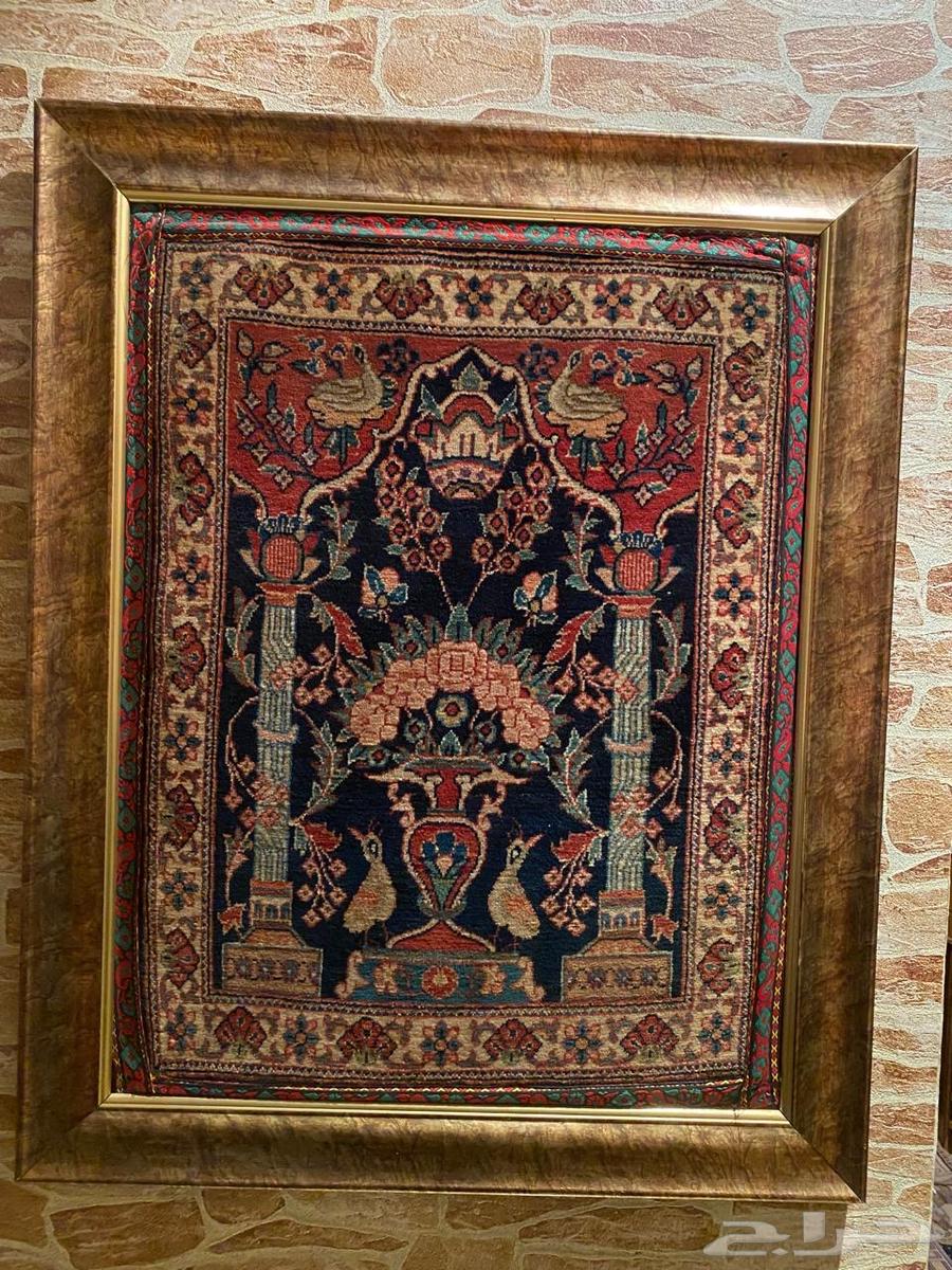 لوحة سجادة من الصوف الشرقي من قرابة 80سنة64459775863041110