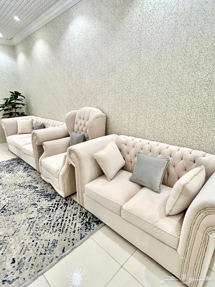 كنب اللون سكري ( 11 شخص) نظيف64460638937219110