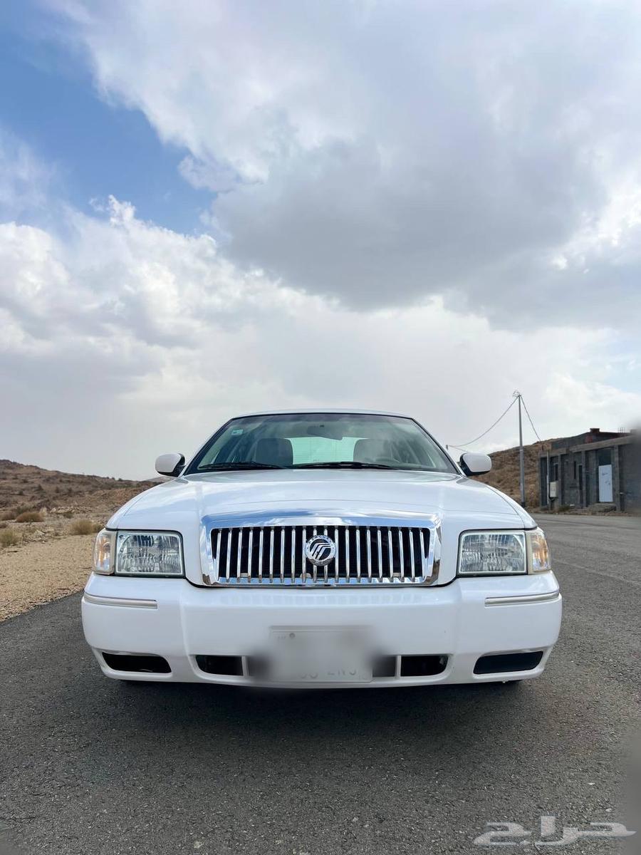 فورد جراند ماركيز GS ابيض قمه في النظافه64624119541377110