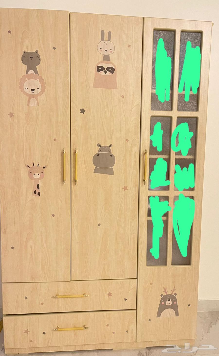 غرفة طفل ( سرير   خزانه )64457794142082110