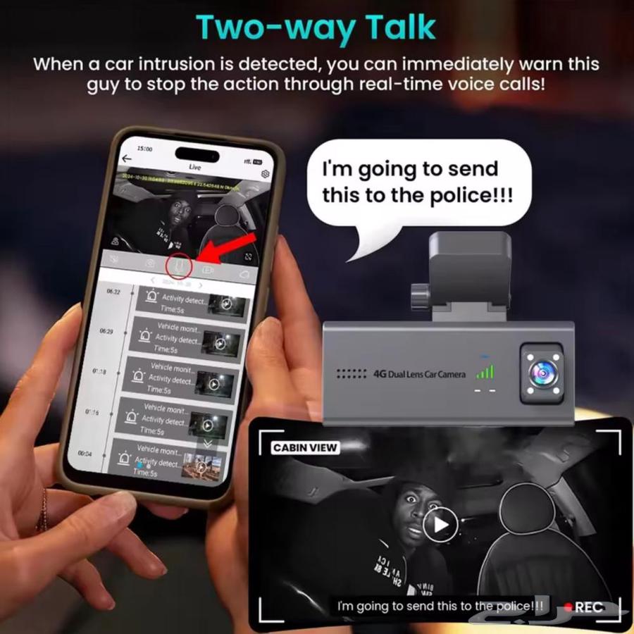 4G Dash Cam Vehicle Surveillance Camera with Internet Chip64470306180737112