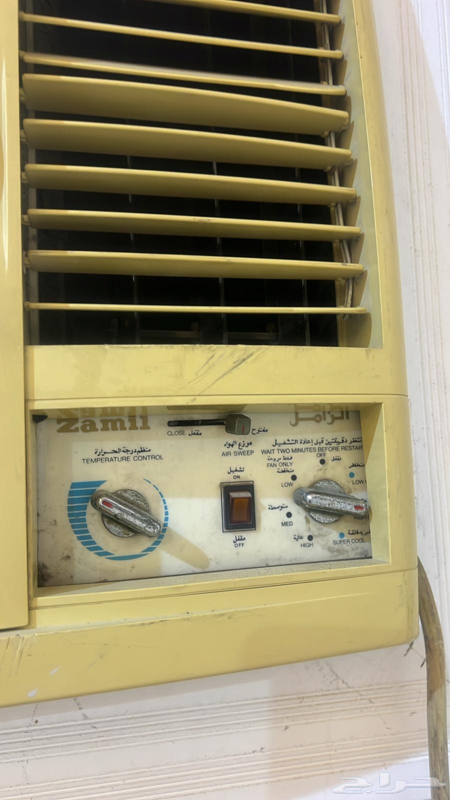 مكيف شباك مستخدم نظيف شغال64471471357571110