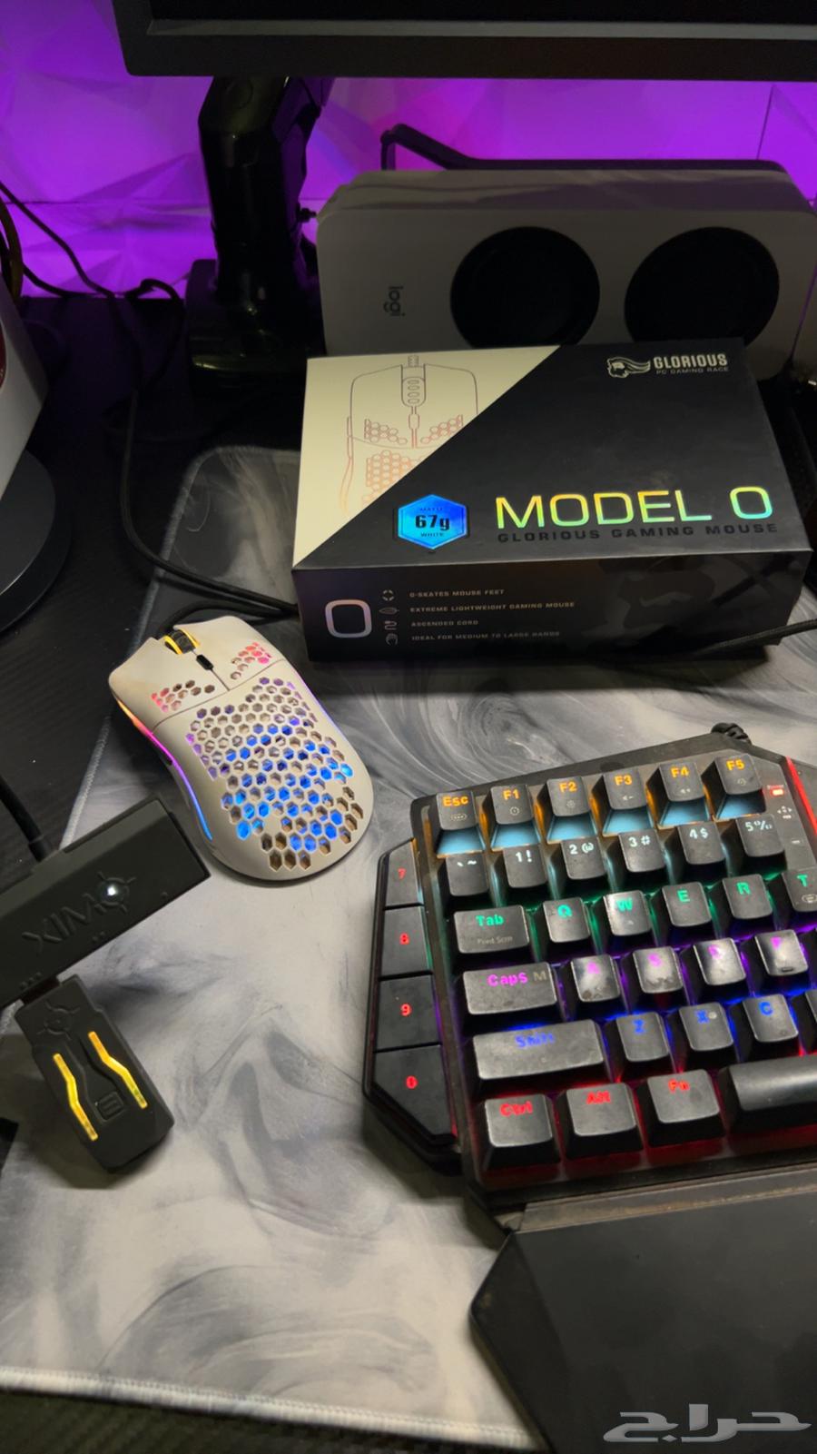 XIM Apex adapter, Glorious mouse, and GameSir mechanical keyboard for sale, price includes everything64466642649089111