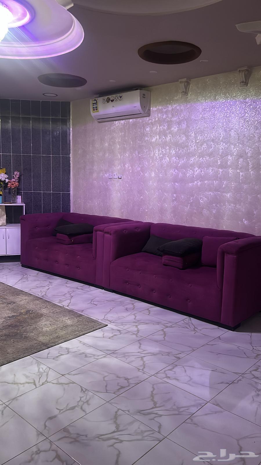 كنب 5 قطع مع موكيت وستاره نظيف64470952291459112