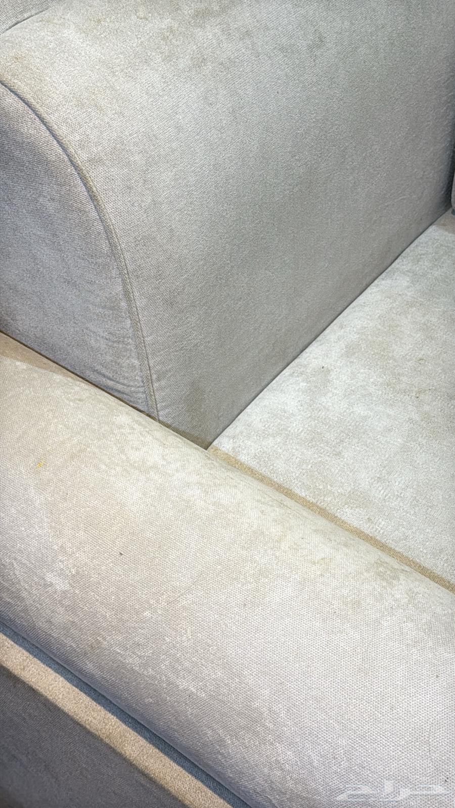 Bouclé fabric upholstered sofa, tables, curtains, carpet64470842195330110