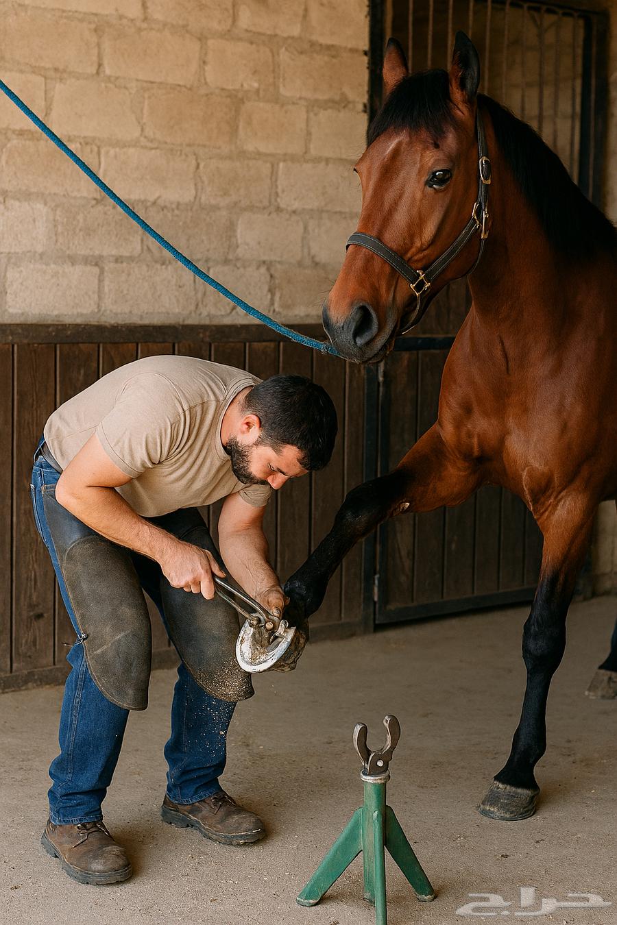 بيطار النخبة تقليم وتحذية الخيل باحترافية64260308333571110