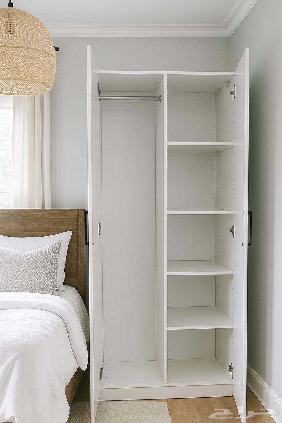 دولاب ابيض درفتين64467871611265111