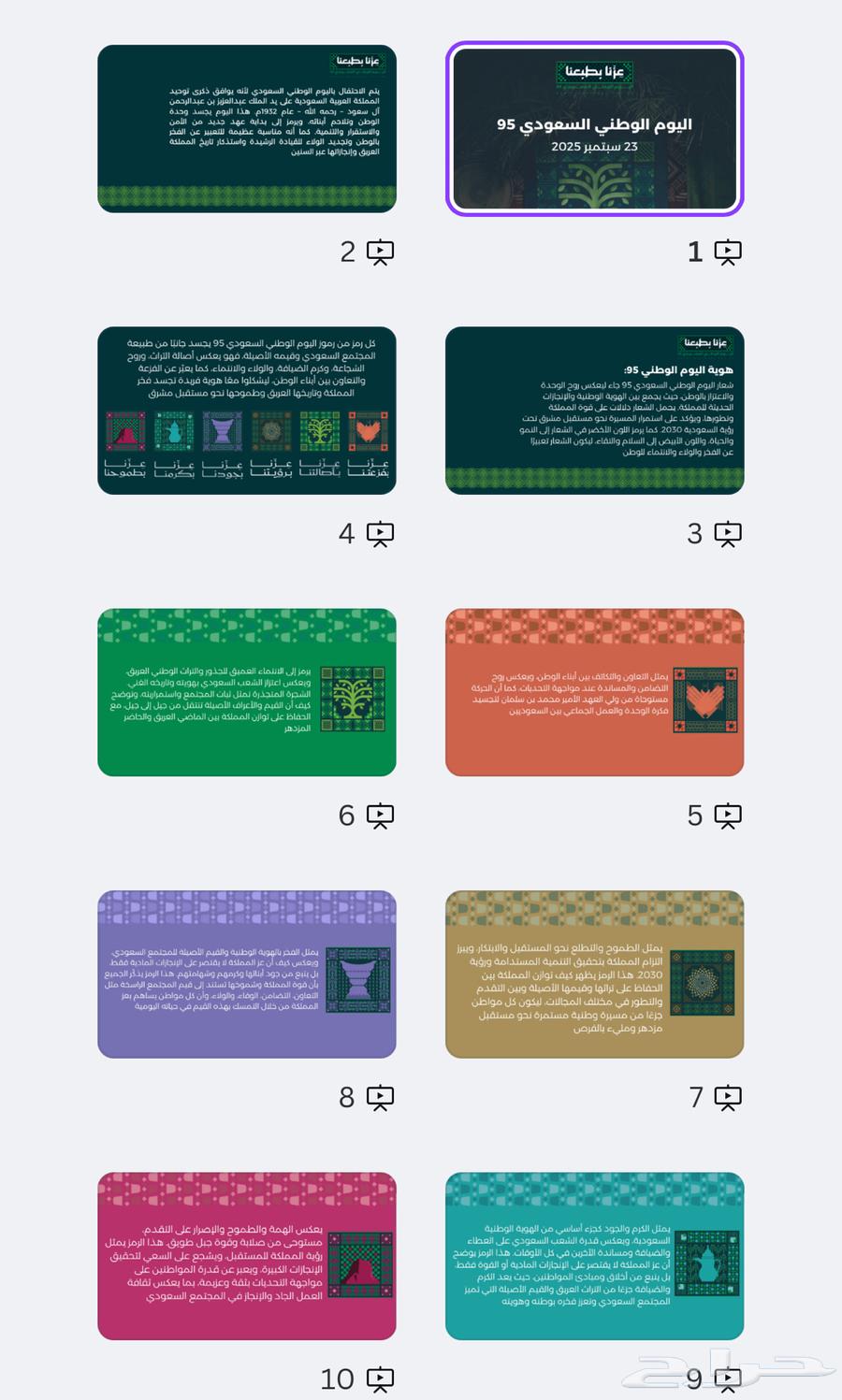 Ready-to-deliver PowerPoint presentation for Saudi National Day 16 slides 3064466822437379110