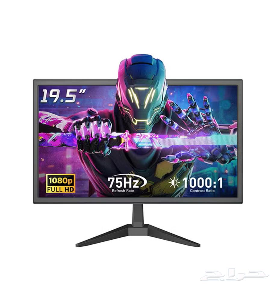 19.5 Inch TFT FHD (1080P), 75Hz Refresh Rate, 14ms Response Time, x1 HDMI , 1x VGA, 250 nits Black64471307291906110