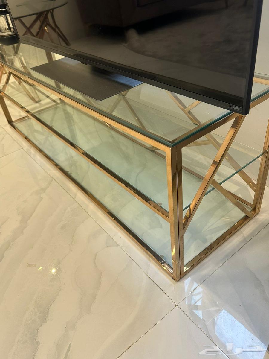 Rose Color Glass Table Set64470883318787114