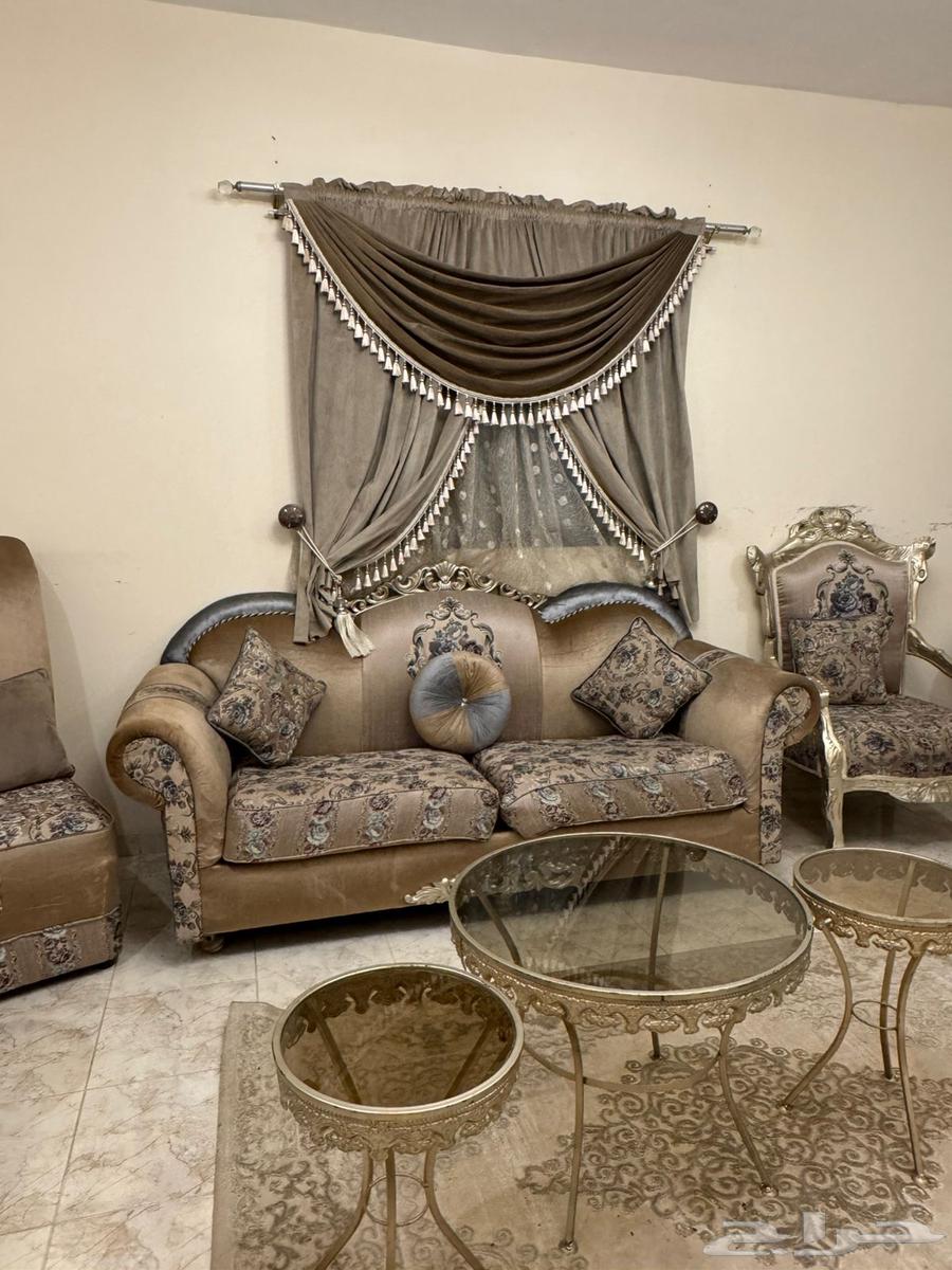 8-piece sofa set with side tables and corner unit, Al Safa neighborhood64471388946947113