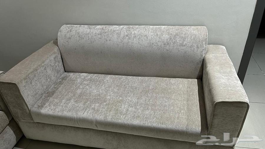 New unused sofa, five pieces, sugar color, reason for sale is relocation64467662640513110