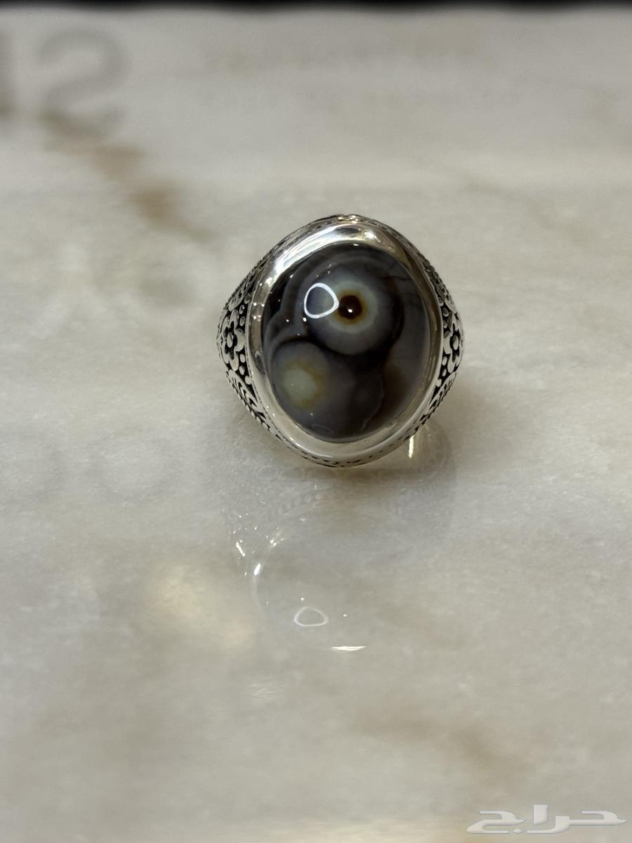 خاتم فضة 990 صياغة الصائغS64466221369857112