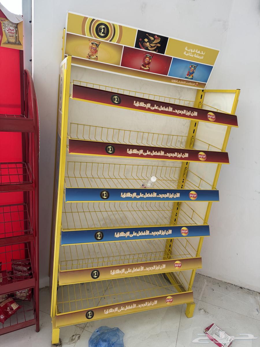 رفوف وستاندات للبقاله شركه ليز والبطل وفوشية64468482280322110
