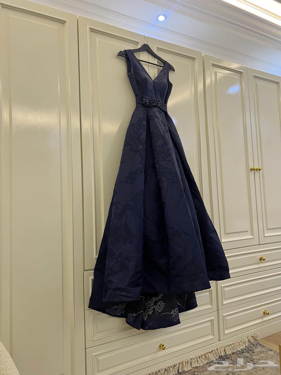 فستان كحلي انيق وطويل من فلامنجو بارك الخبر64467397419010110