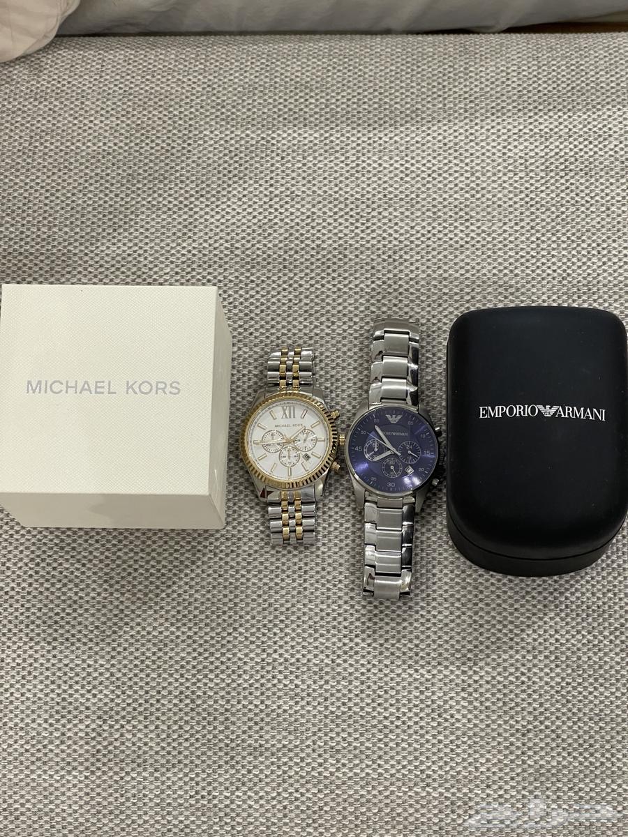 ساعه ارماني   ساعه مايكل كورس مع مرفقاتها الكرتون و الكتيب64469865116674111