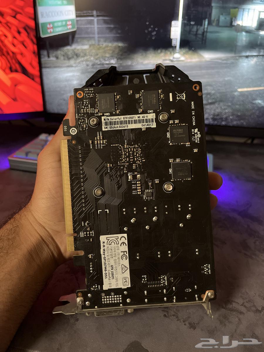 كرت GTX 1050 ti للبيع64468920517379110