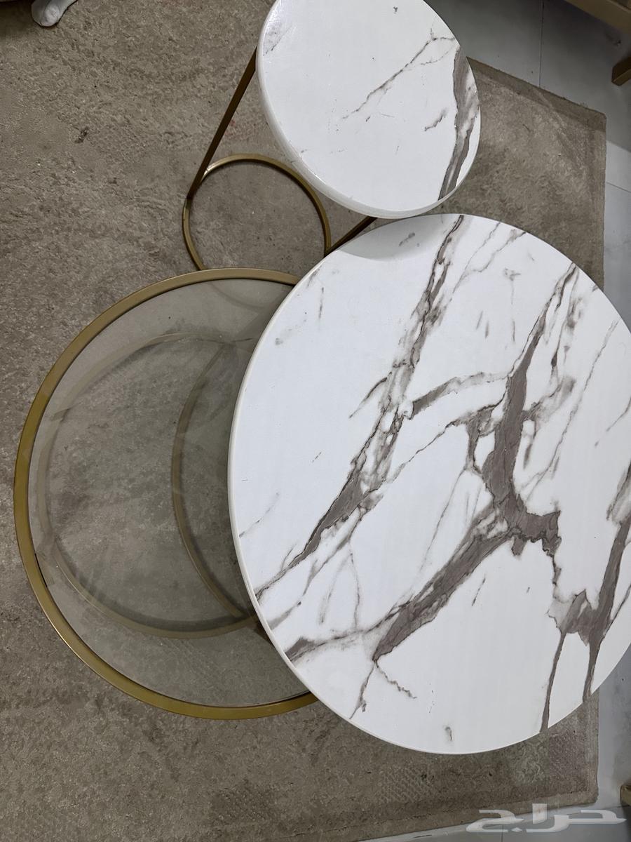 كنب صاله 11 شخص . طقم طاولات 8 قطع . طاوله شاشه64468524521089110