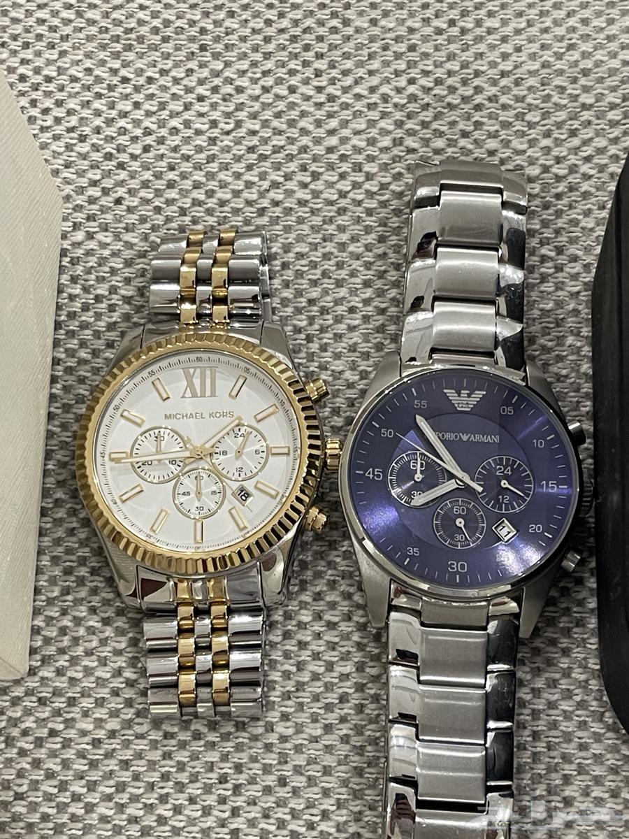 ساعه ارماني   ساعه مايكل كورس مع مرفقاتها الكرتون و الكتيب64469865116674110