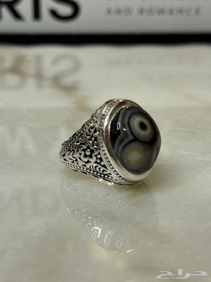 خاتم فضة 990 صياغة الصائغS64466221369857110