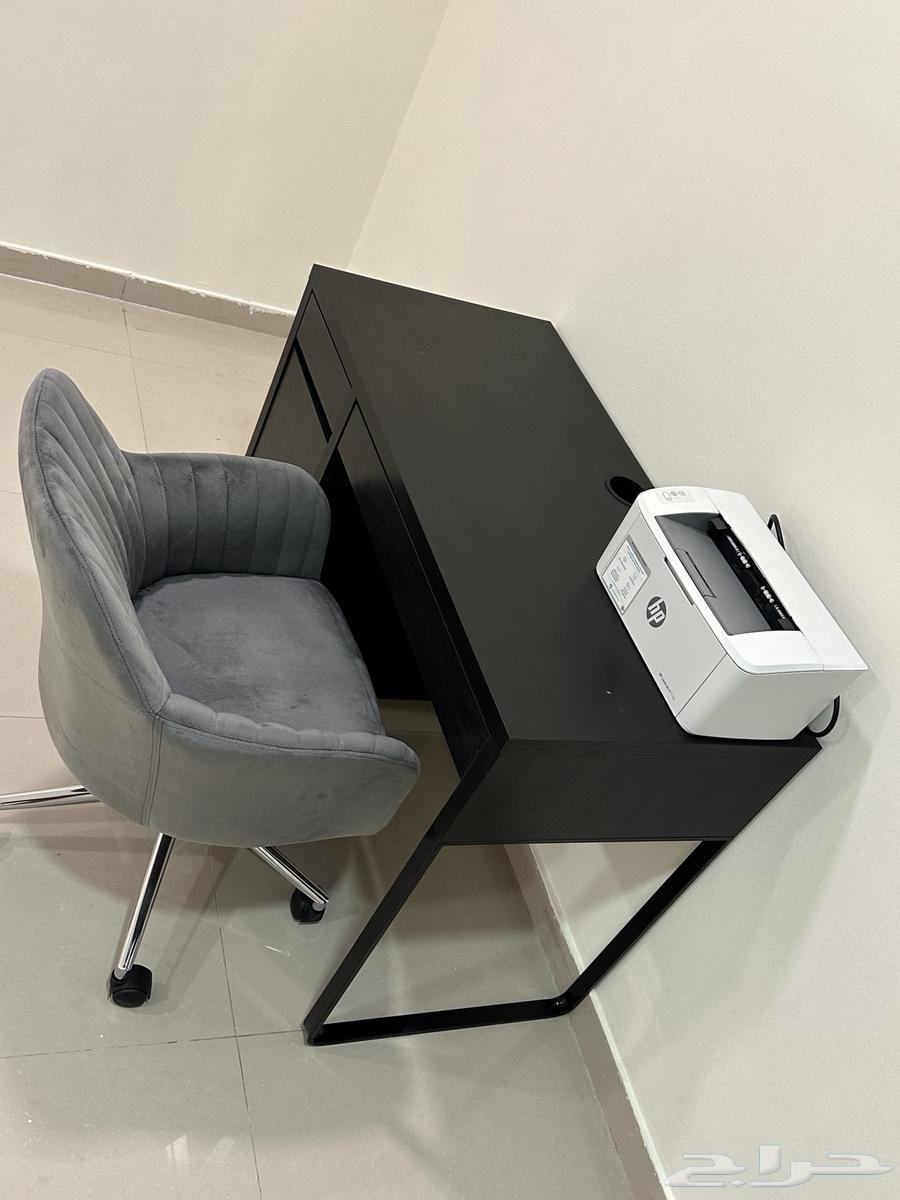 مكتب ايكيا جديد 350 وكرسي مكتبي جديد ايكيا 40064469250743041113