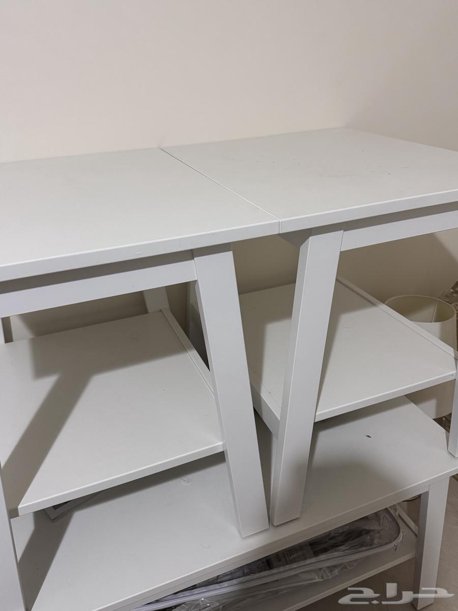 White table with two side tables64493259478403110