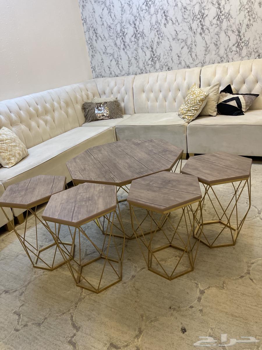 كنب زاويه لون ابيض64470045923971114