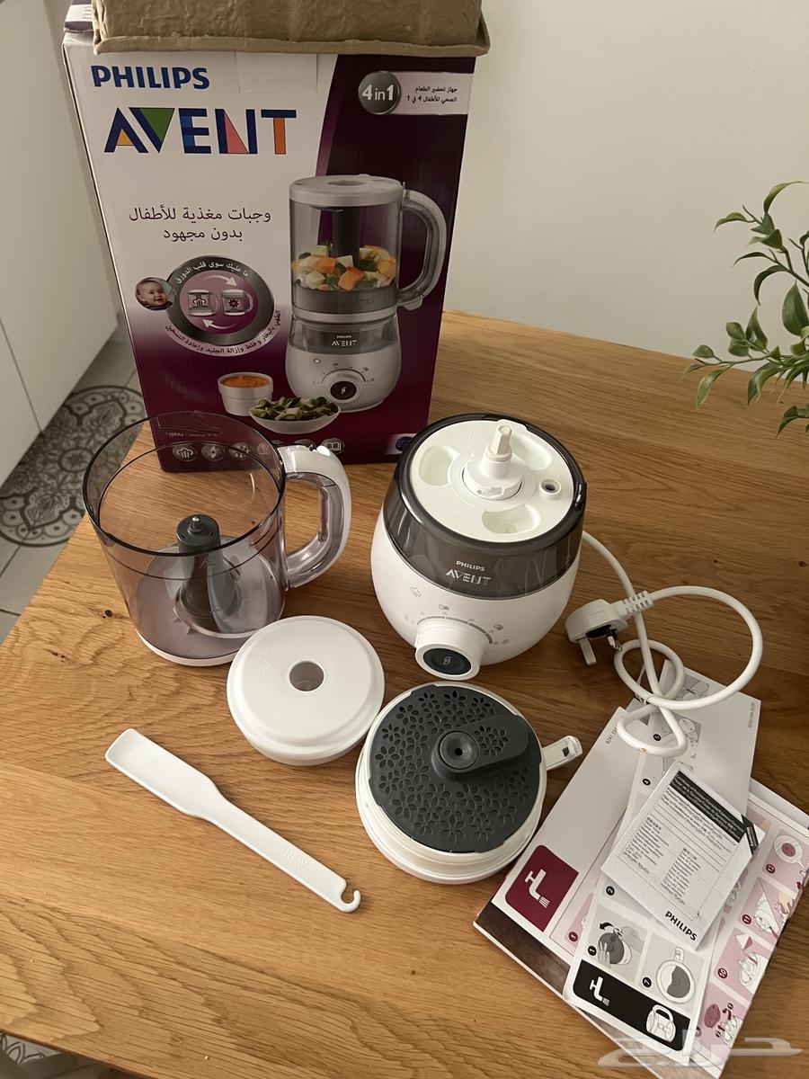 فيلبس محضرة طعام الاطفال بالبخار وخلاط 4 في 164466095145601112