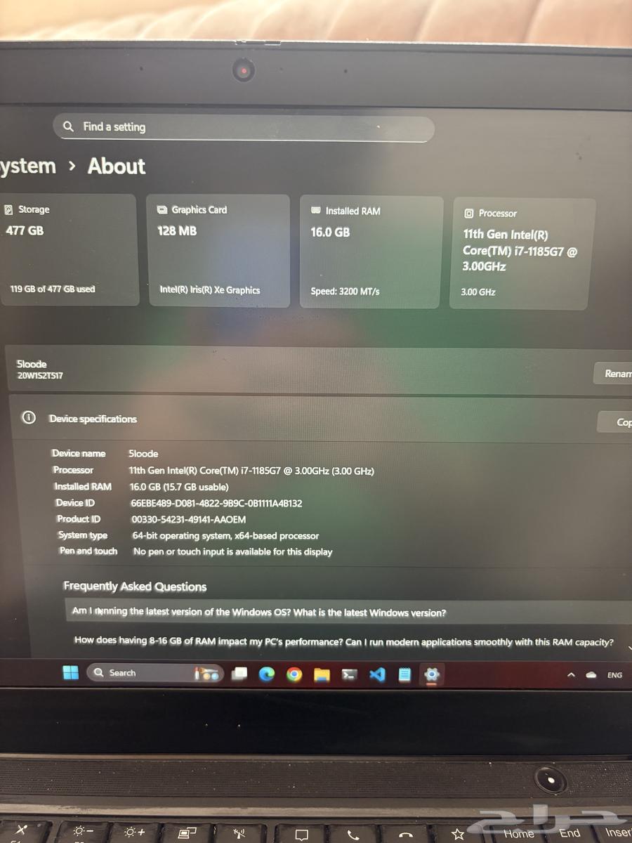 لابتوب ثينك باد لينوفو64467927229953111