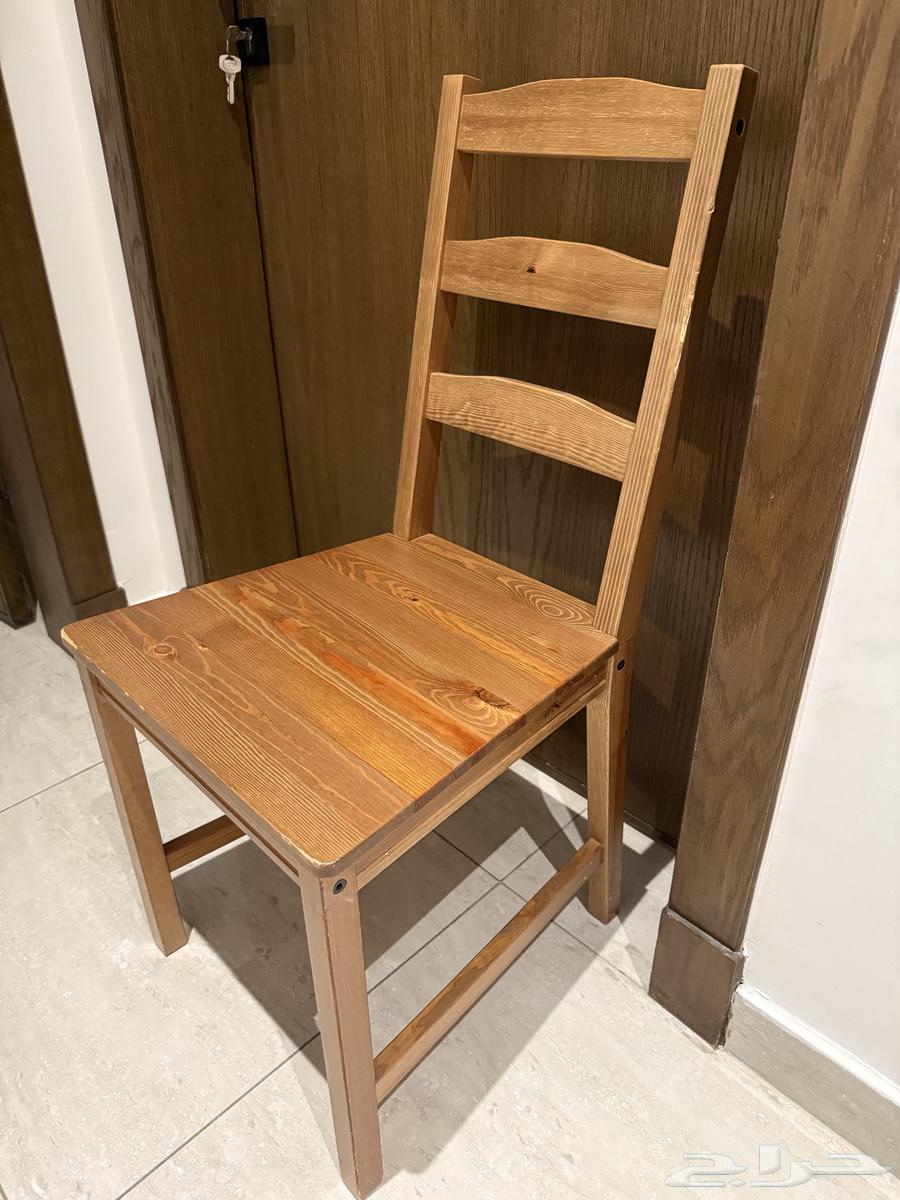 كراسي خشب ايكيا بنصف السعر64469362525570111