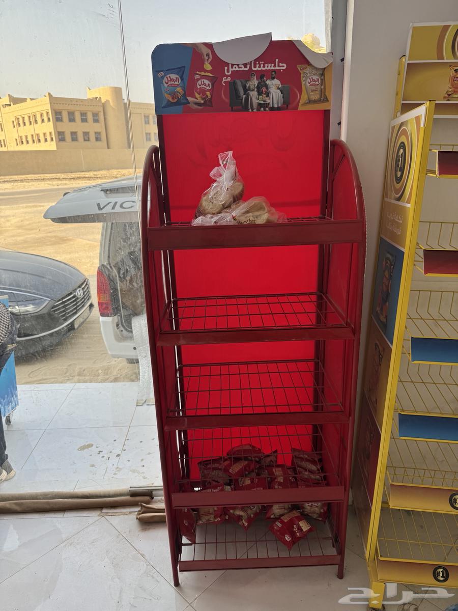 رفوف وستاندات للبقاله شركه ليز والبطل وفوشية64468482280322112