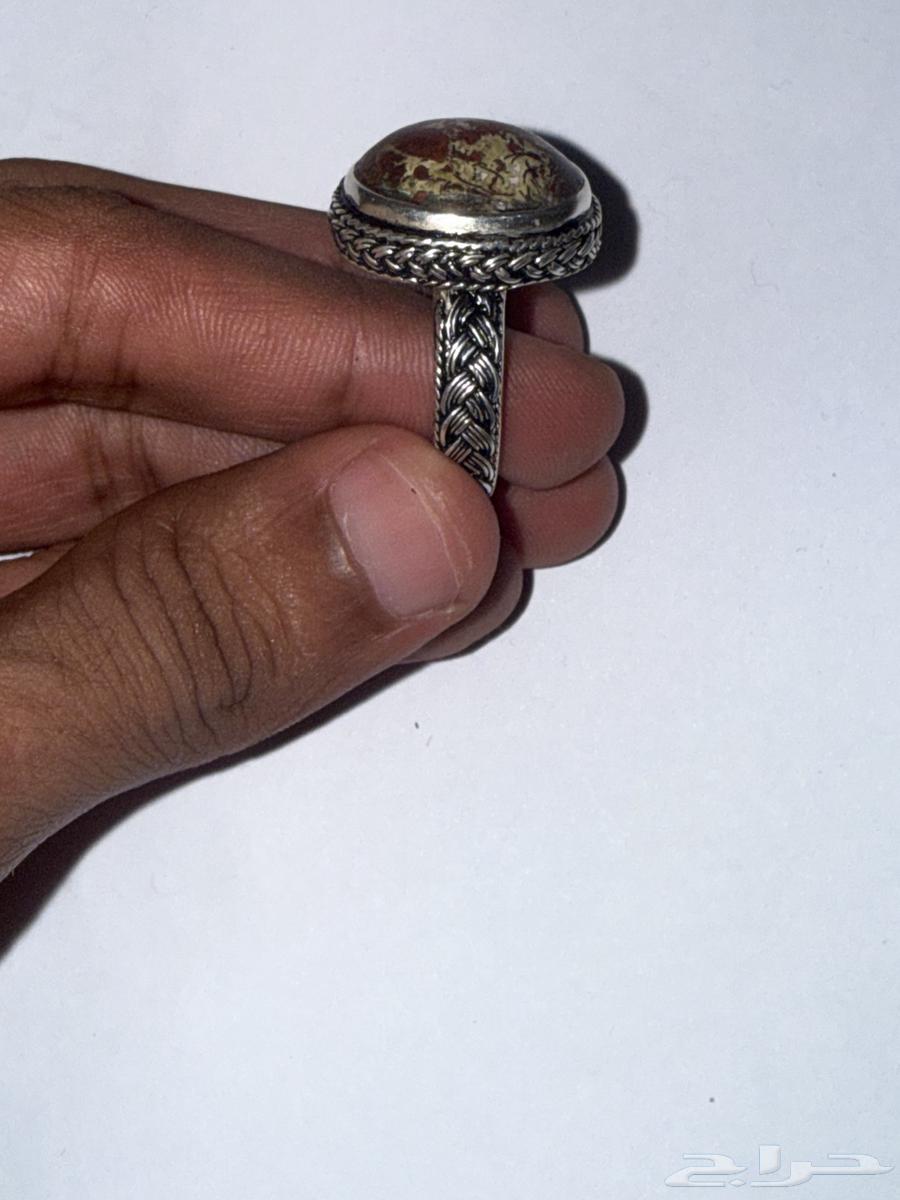 خاتم حجر الدم النادر مكتوب الله64466891547906111