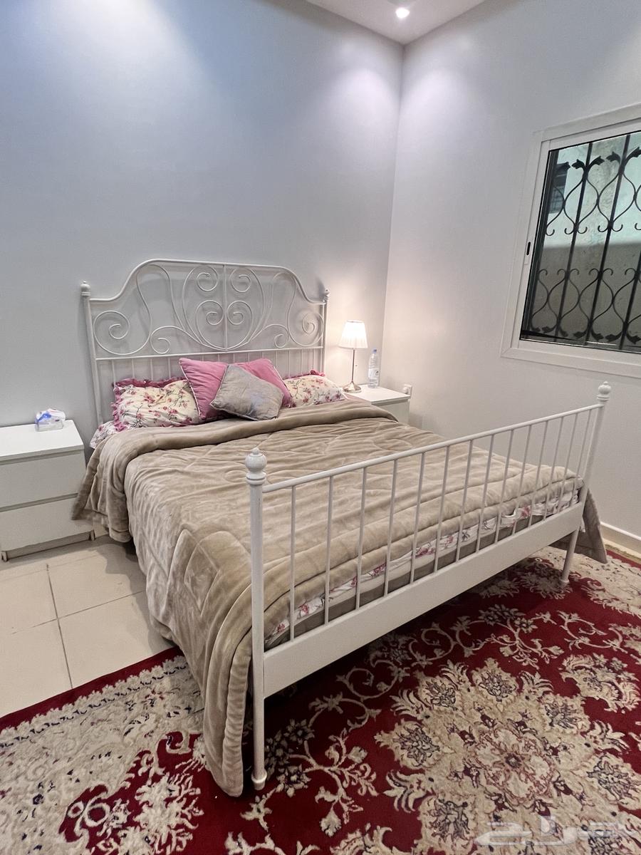 سرير ايكيا 160 بالمرتبه و سرير خشب 140 بالمرتبه64470032066178110