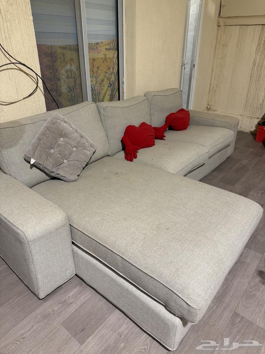 كنب ايكيا بحالة جيدة   هدية64465646998274111