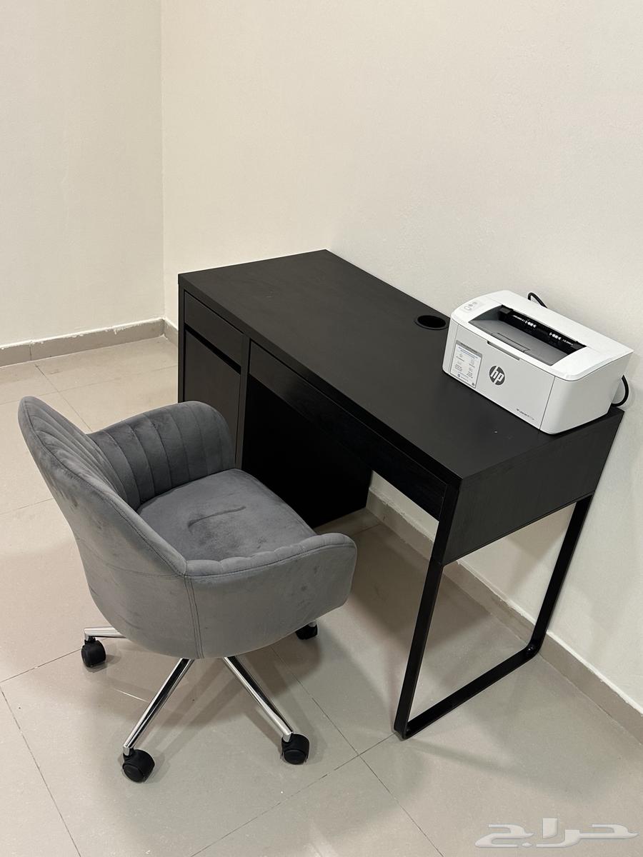 مكتب ايكيا جديد 350 وكرسي مكتبي جديد ايكيا 40064469250743041112