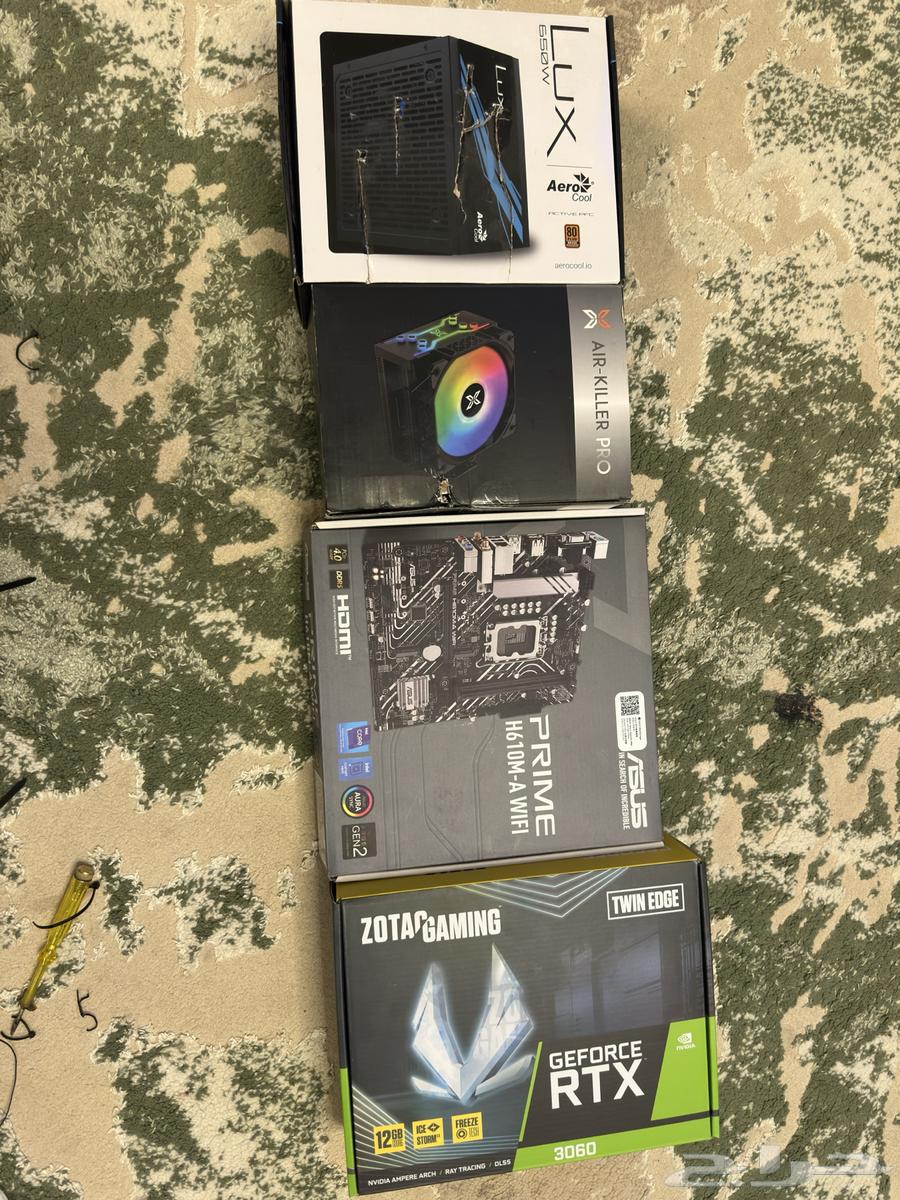 Computer parts for sale (clean, with box)64465451456131114