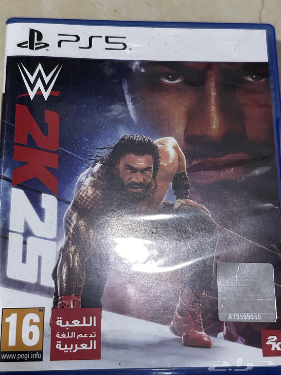 شريط wwe2k25 للبيع مصارعة مع حزمة وايت للتواصل خاص64470045869825110