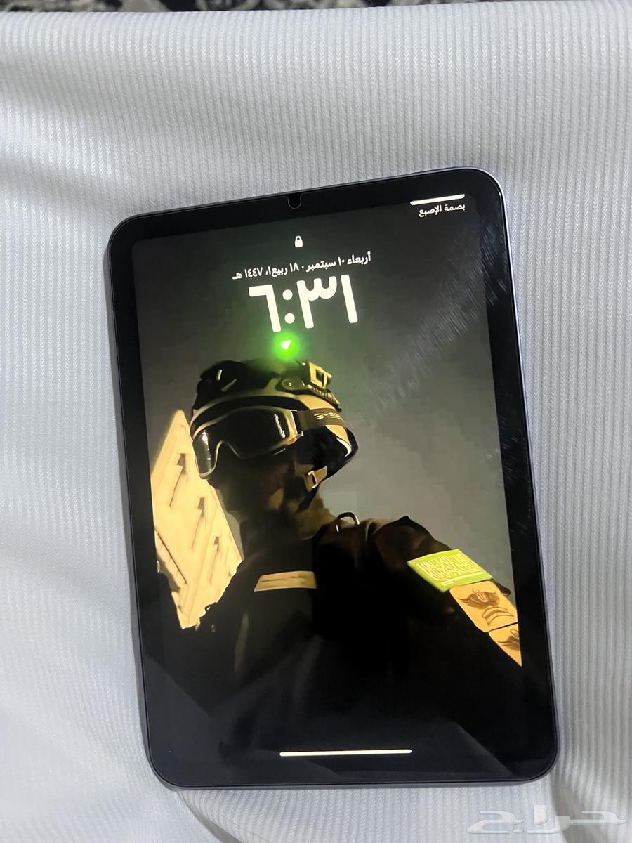 ايباد ابل ميني 6 للبيع نضيف جدا اخو الجديد شرط ومعه كرتونه64469404089987114