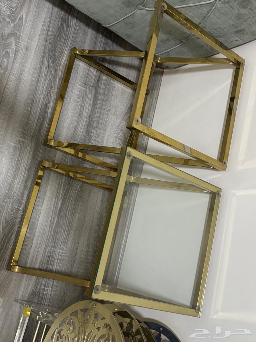 كنب مجلس كامل مع طاولات ونجفة وسجادة64470251192449110