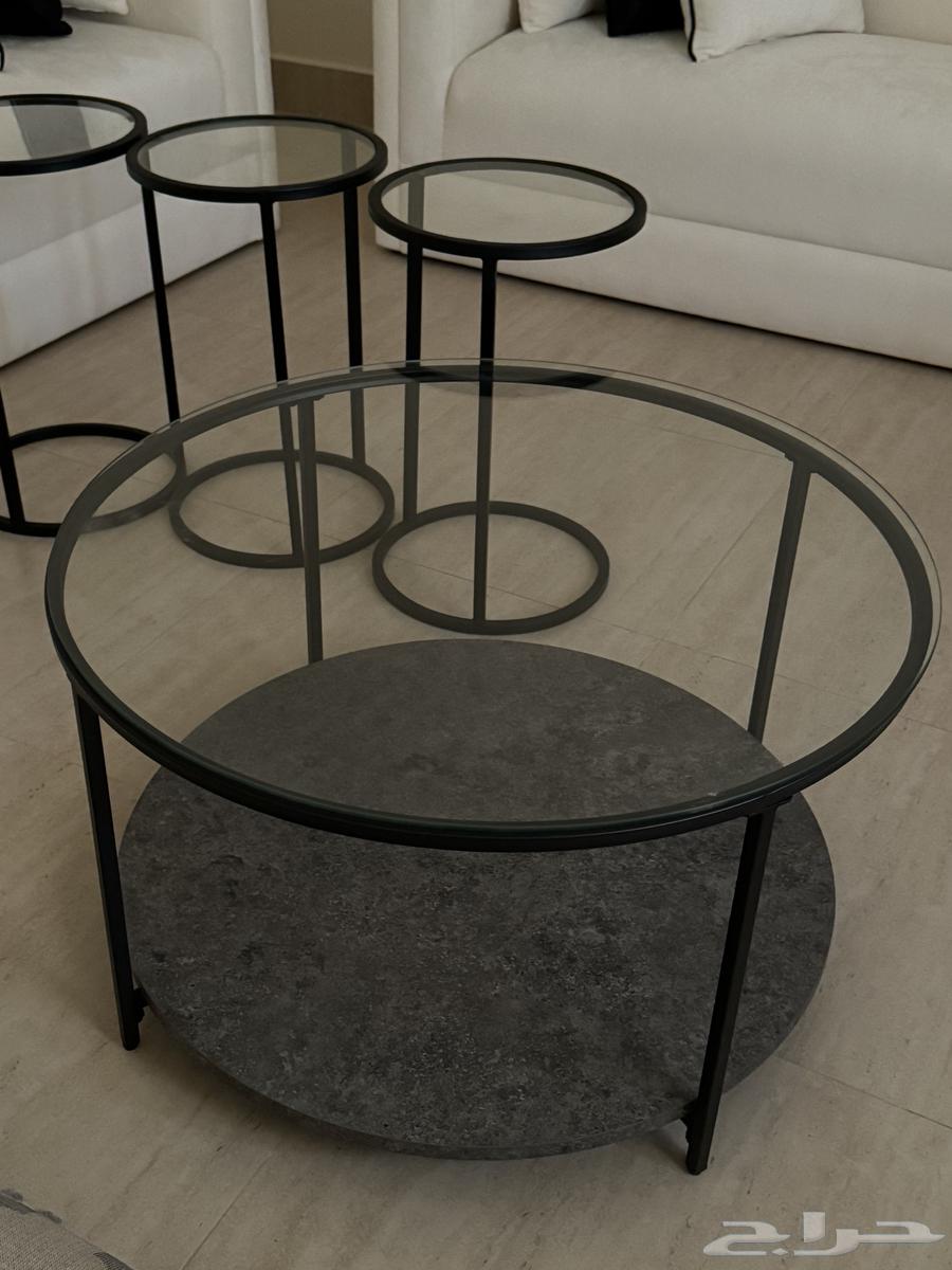 طاولة مع 3 طاولات خدمه64468966897666110