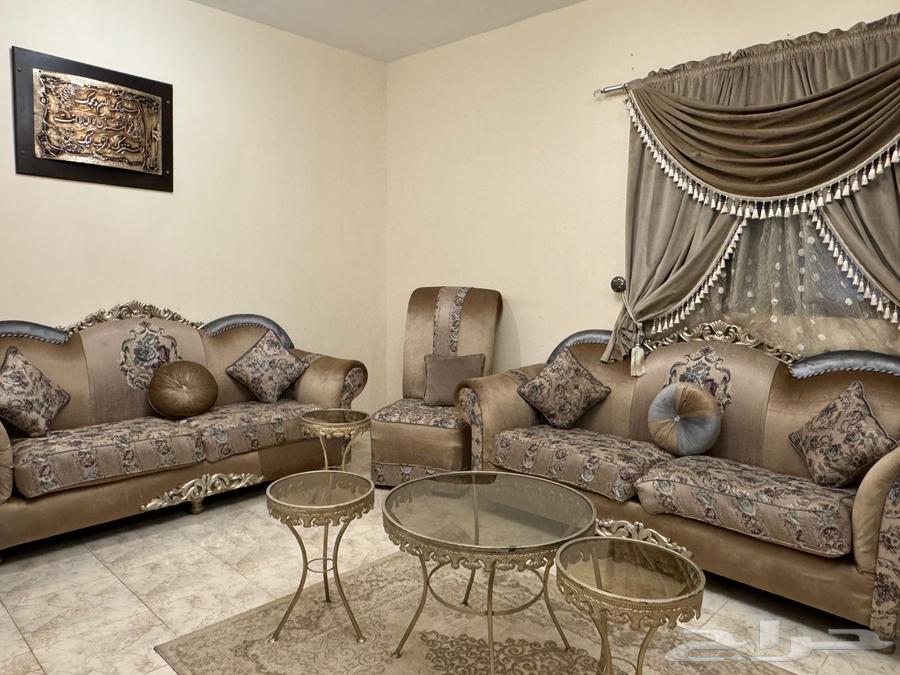 8-piece sofa set with side tables and corner unit, Al Safa neighborhood64471388946947111