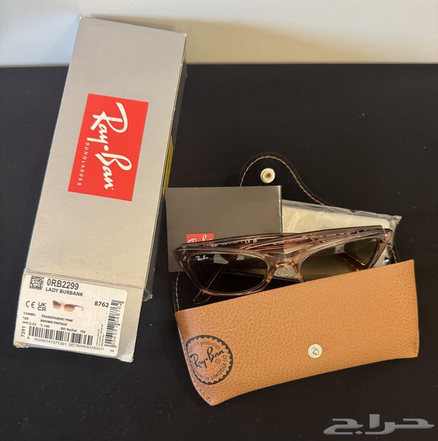 نظارة شمسية نسائية RayBan ( جديدة لم تستخدم )64469028080771110
