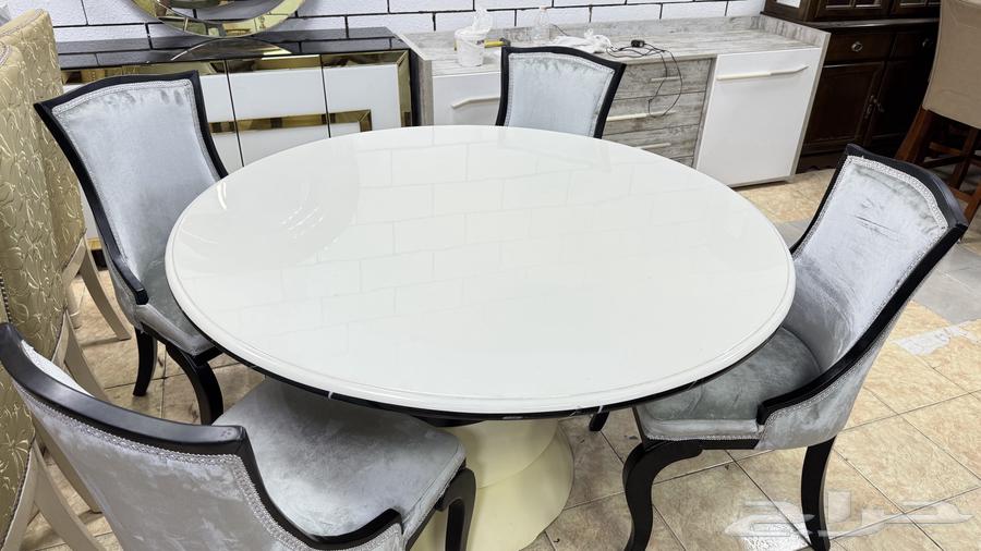 Luxury Dining Set   Marble Top Table64469071365761111