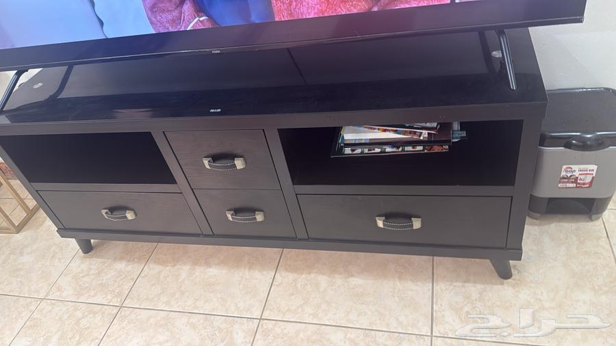 New black TV table, used for two months, 1 meter and 6064464959277571110