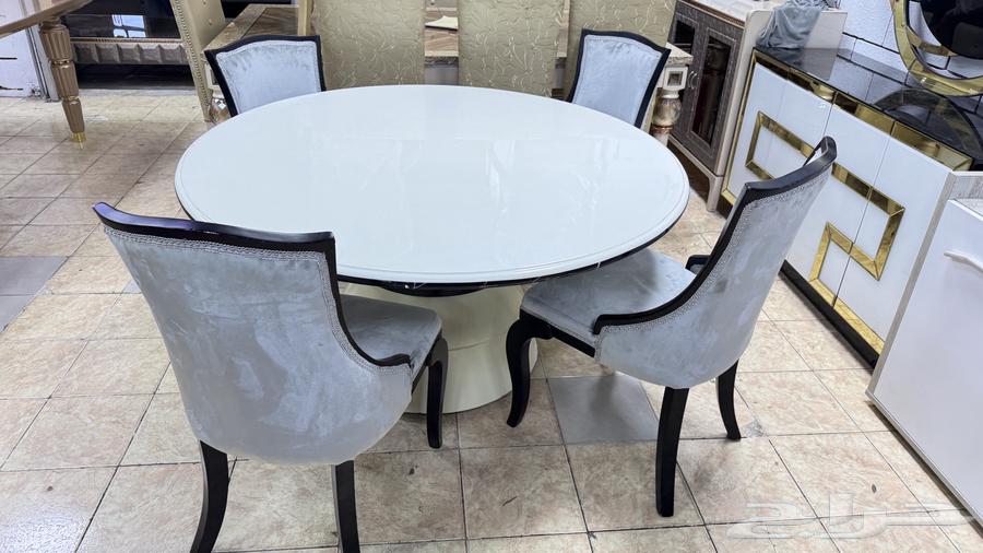 Luxury Dining Set   Marble Top Table64469071365761110