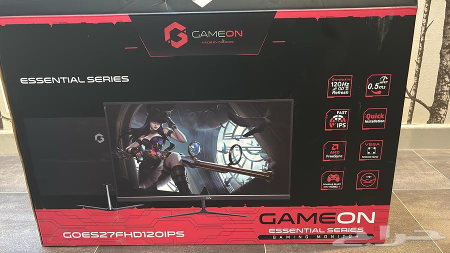 Gaming screen with box, used twice, new64465884945538110