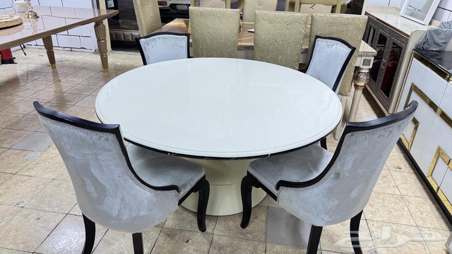 Luxury Dining Set   Marble Top Table64469071365761112