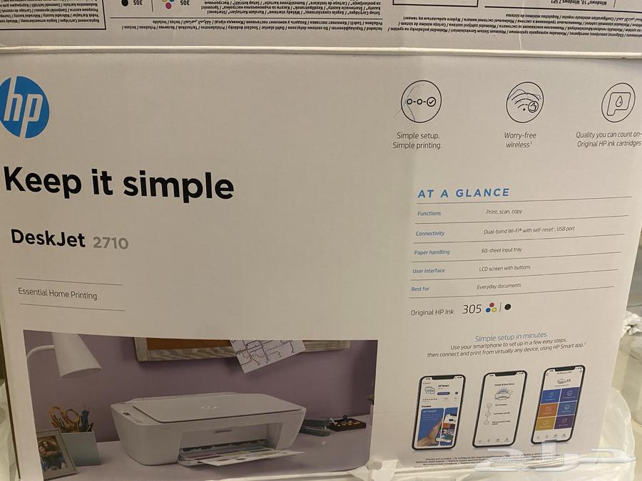 HP DeskJet 2710 printer. Prints from mobile and copies64469683399297110