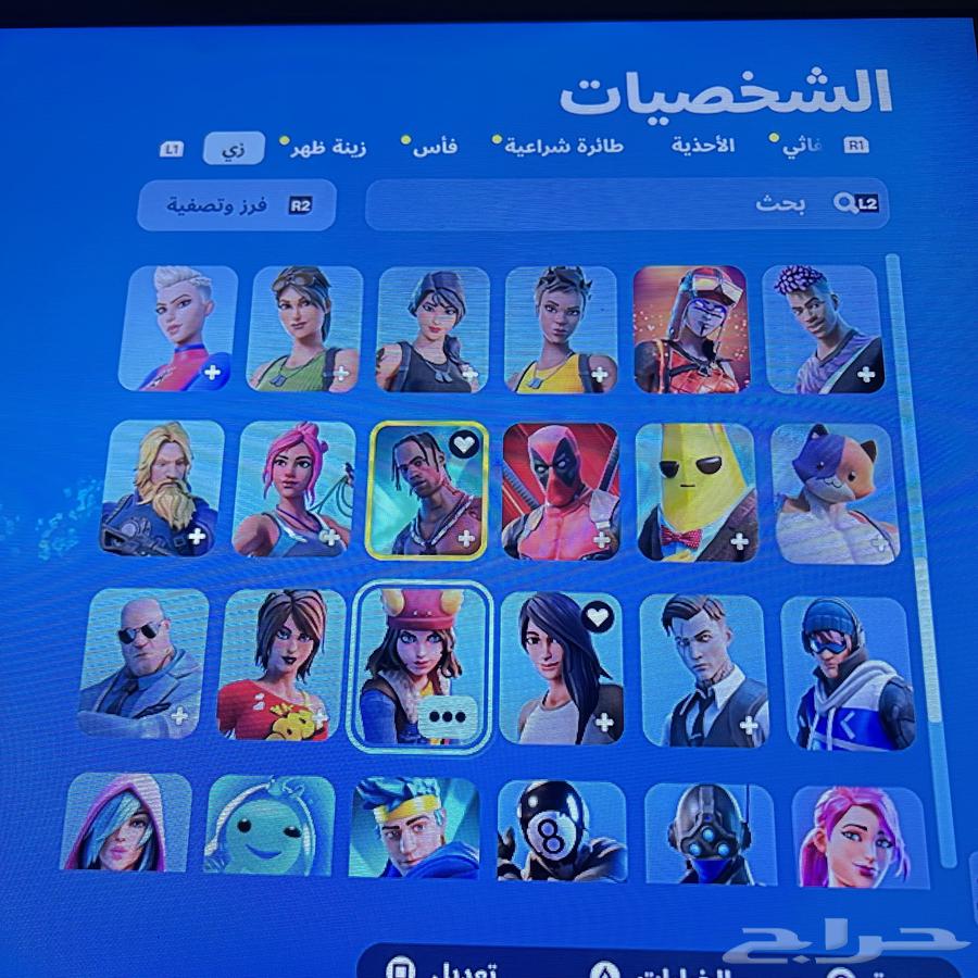 حساب سوني وسكنات نادره فورت نايت64465212024065114